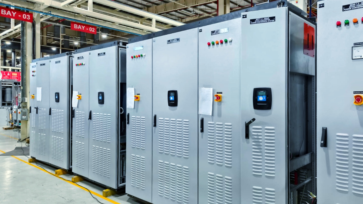 Danfoss PowerNEU drive panel manufacturing shop floor