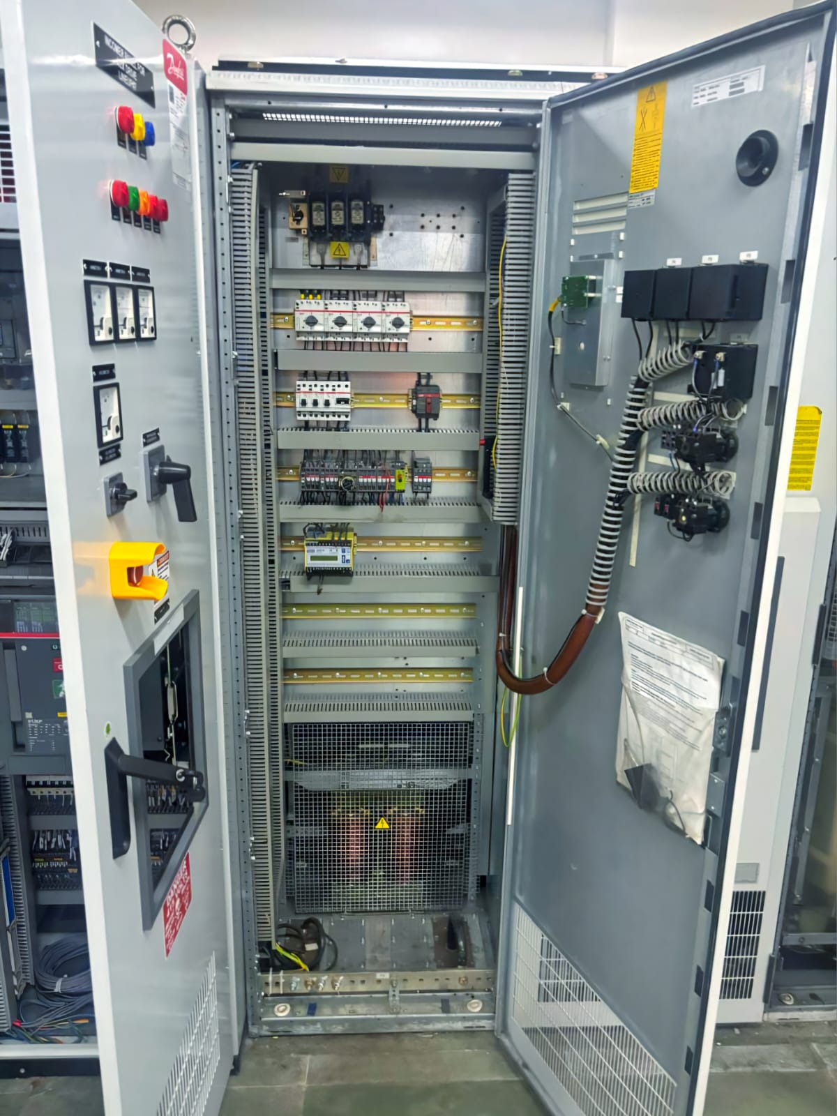 Stage-wise inspection of a drive panel during assembly
